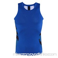NRUTUP Men's New Summer Sports Vest Fitness Sport Fast-Dry Breathable Male Vest Blue B07QB7GLSZ